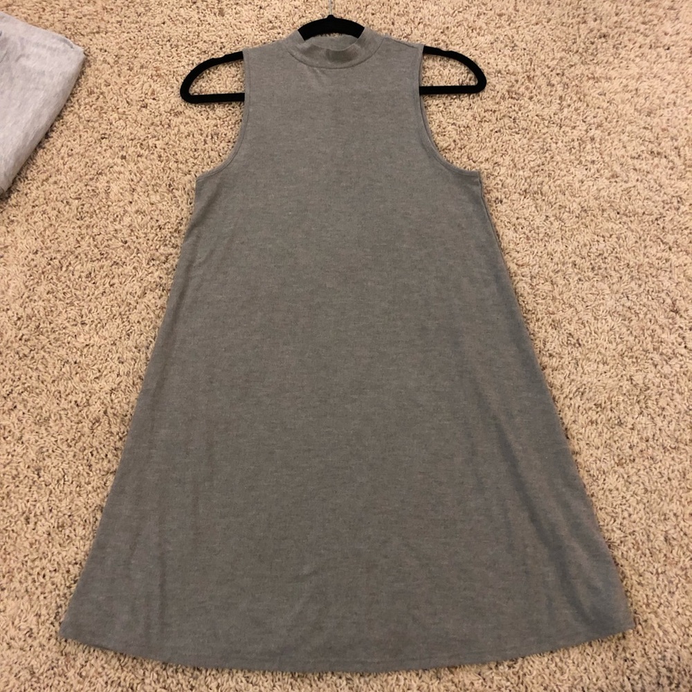 Mock neck dress